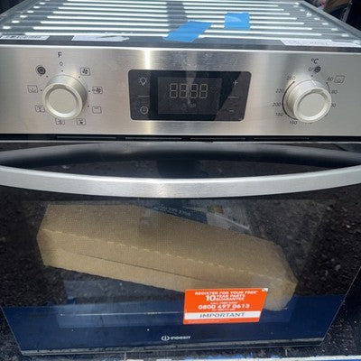 Indesit IO253XUK Turn&amp;Go Electric Single Oven - Stainless Steel   IO253XUK