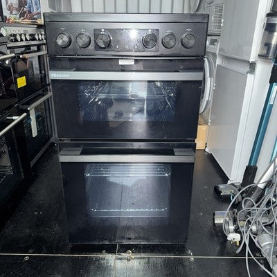 Hisense HDCEC5C10B 50cm Electric Ceramic Cooker – Jet Black, 43L, Hi6 Model