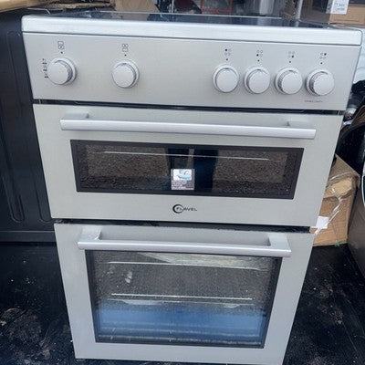 New Graded FLAVEL MF60CTS 60 cm Electric Ceramic Cooker - Silver RRP £379 K84