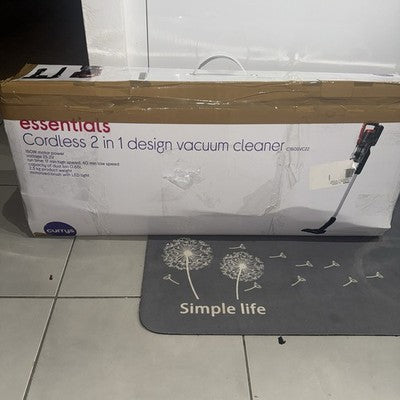 ESSENTIALS C150SVC22 Cordless Vacuum Cleaner - Black &amp; Red