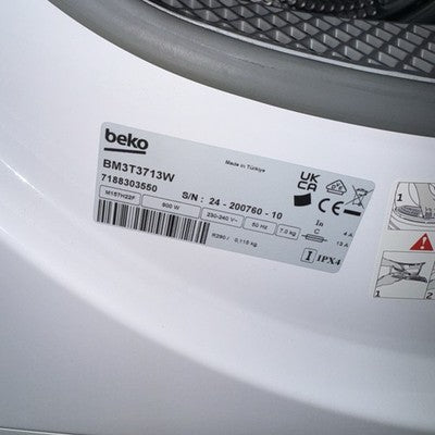 Beko Heat Pump Tumble Dryer 7Kg - White - A+ Rated BM3T3713W