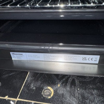 Hisense HDCEC5C10B 50cm Electric Ceramic Cooker – Jet Black, 43L, Hi6 Model