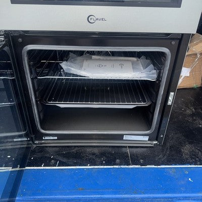 New Graded FLAVEL MF60CTS 60 cm Electric Ceramic Cooker - Silver RRP £379 K84