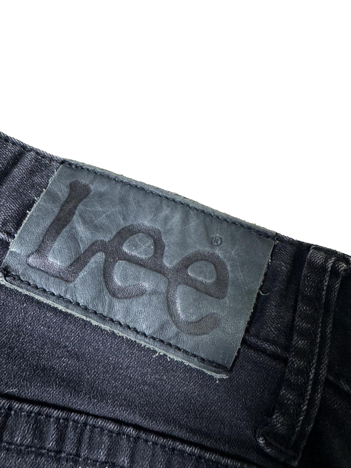 Vintage Lee Jeans Men’s Black 32x31 Regular Fit GRADE B