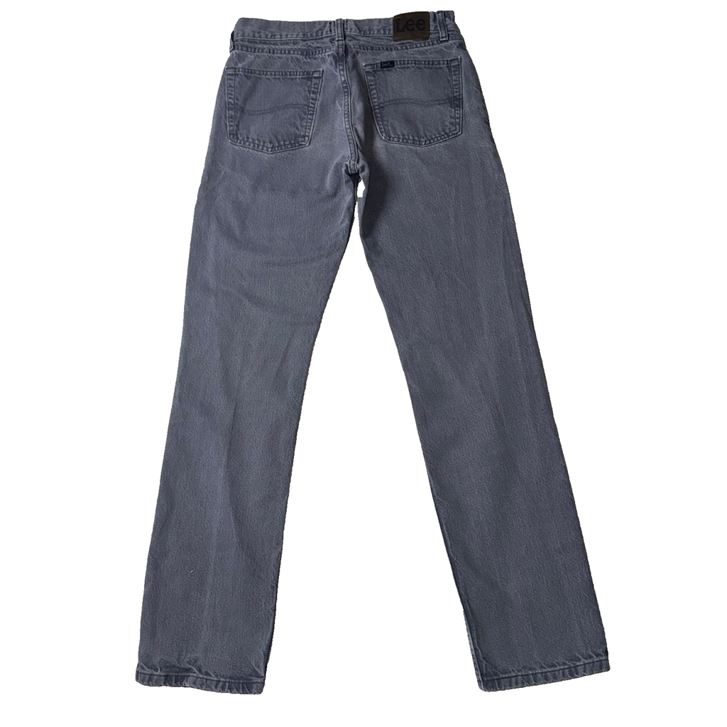 Vintage Lee Jeans Men’s Grey 30x34 Regular Fit GRADE A