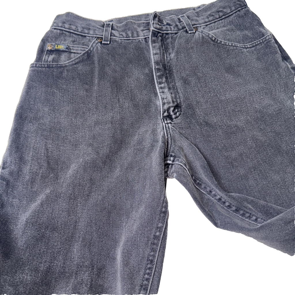 Vintage Lee Jeans Men’s Dark Grey 34x34 Regular Fit GRADE B