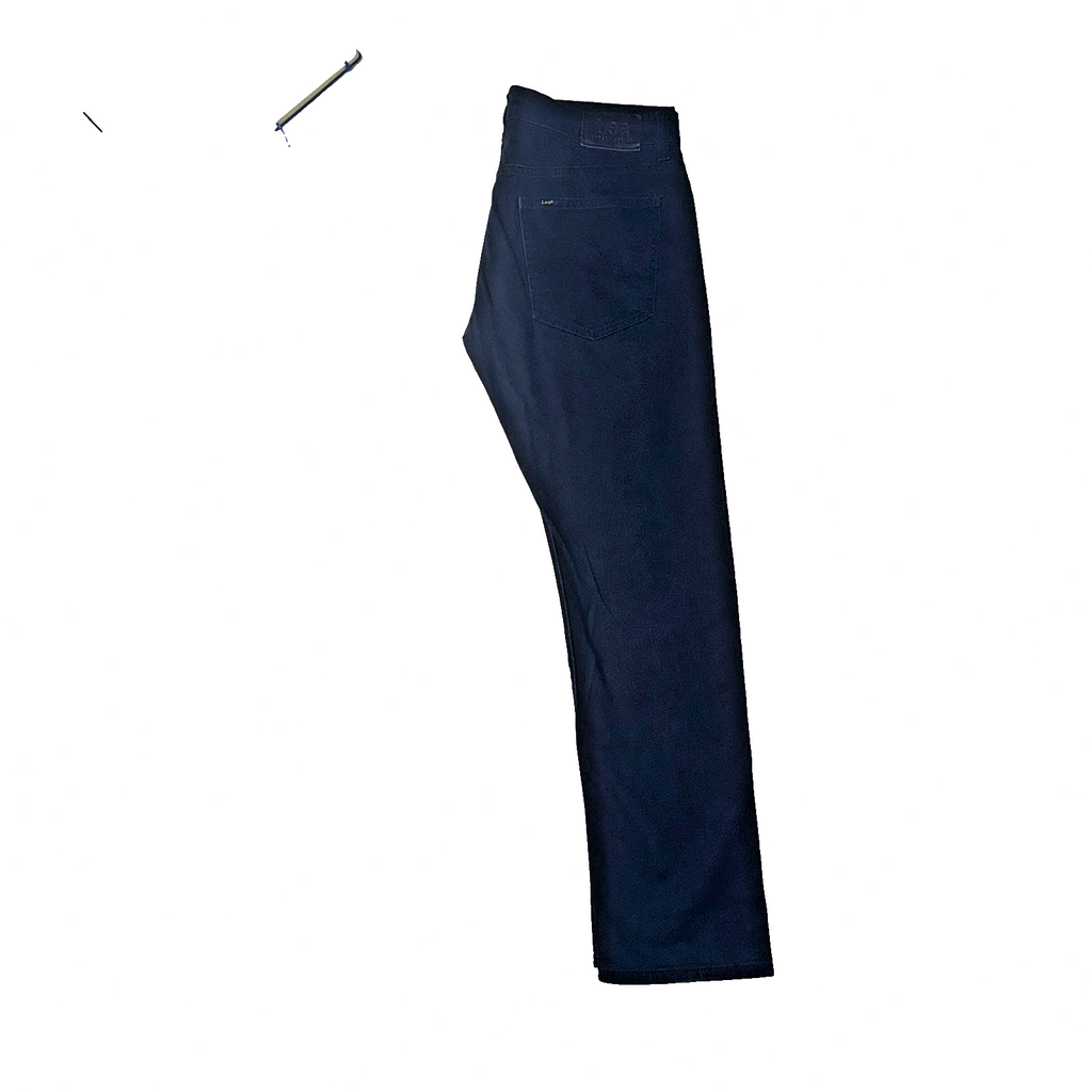 Vintage Lee Jeans Men’s Black 32x30 Slim Fit Tapered Leg GRADE A