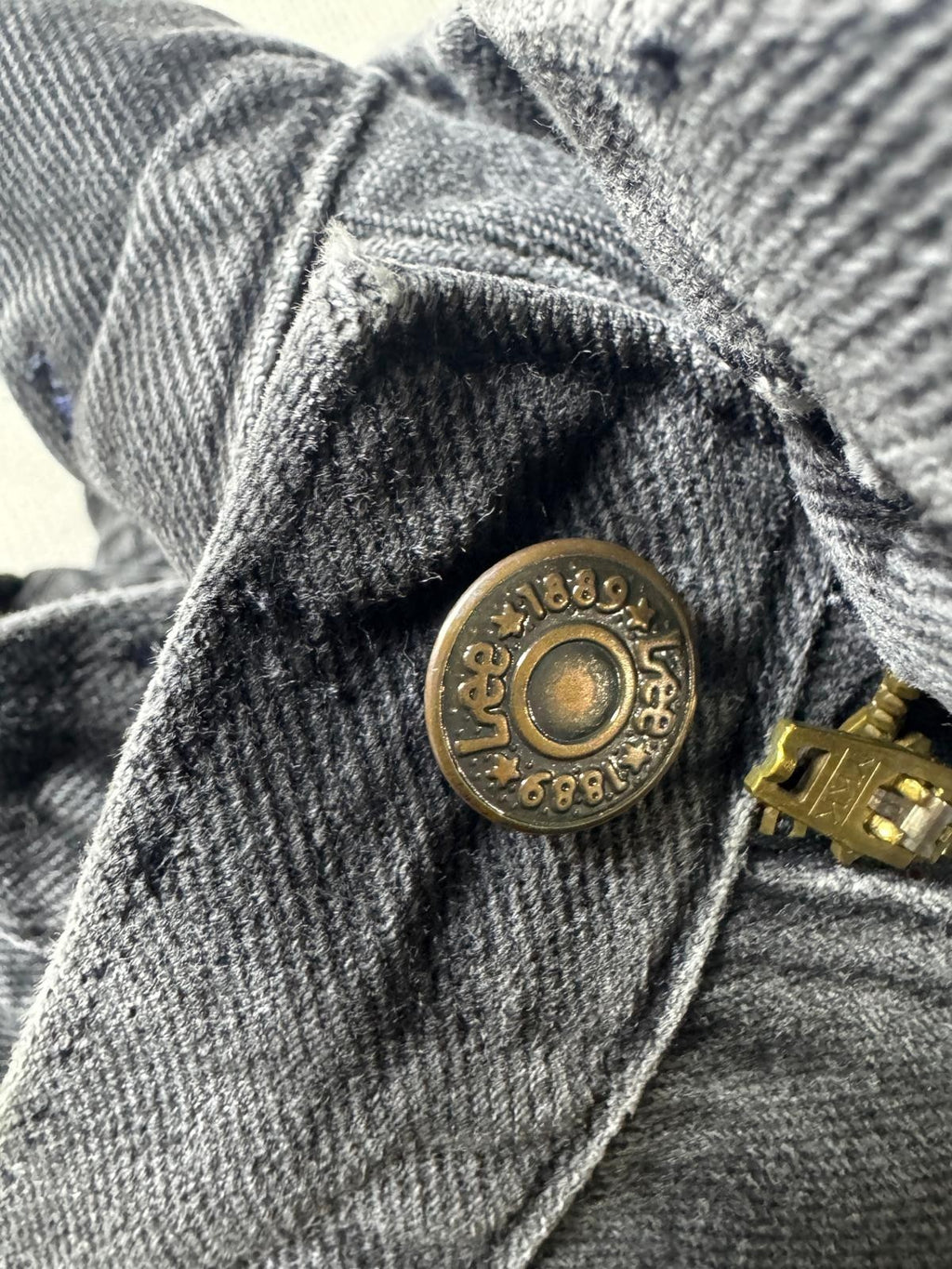 Vintage Lee Jeans Men’s Grey 33x30 Regular Fit GRADE B