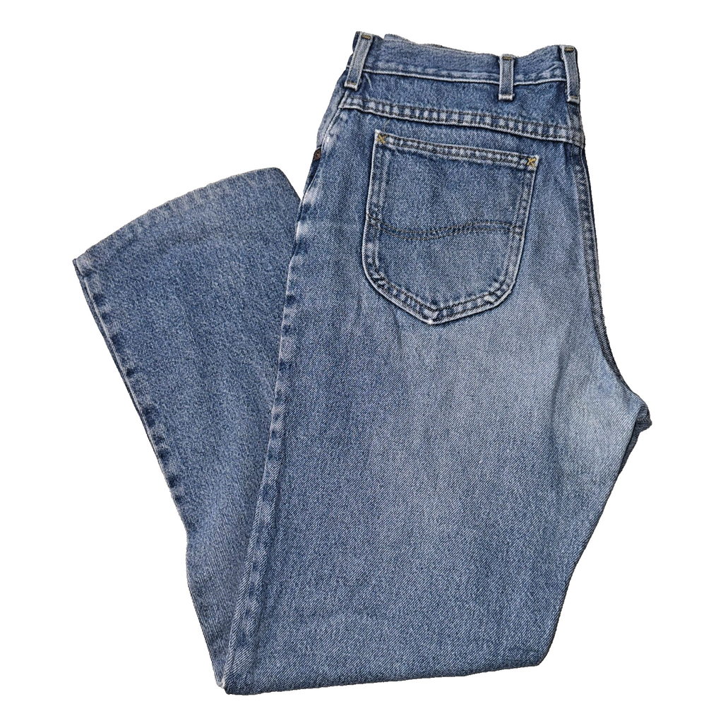 Vintage Lee Jeans Men’s Blue 33X30 Regular Fit GRADE B