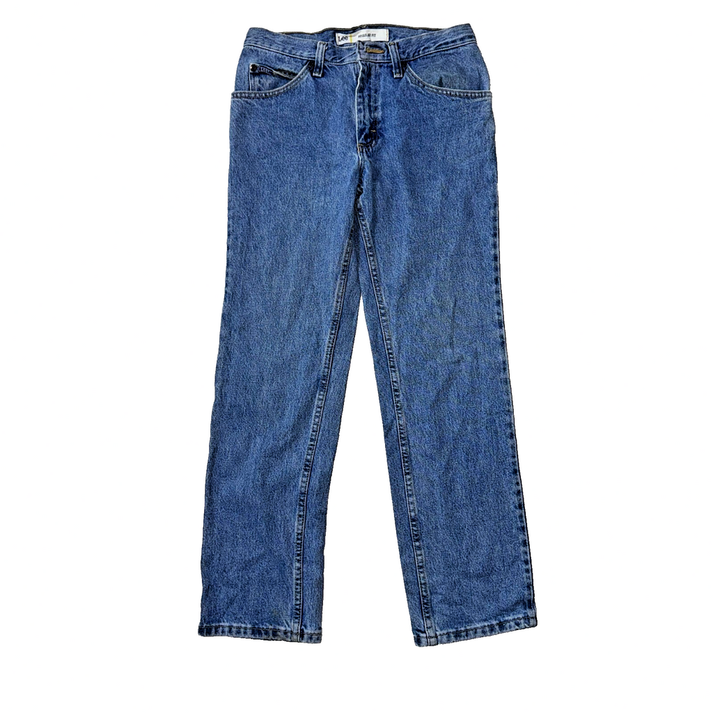 Vintage Lee Jeans Men’s Blue 29X30 Regular Fit GRADE B