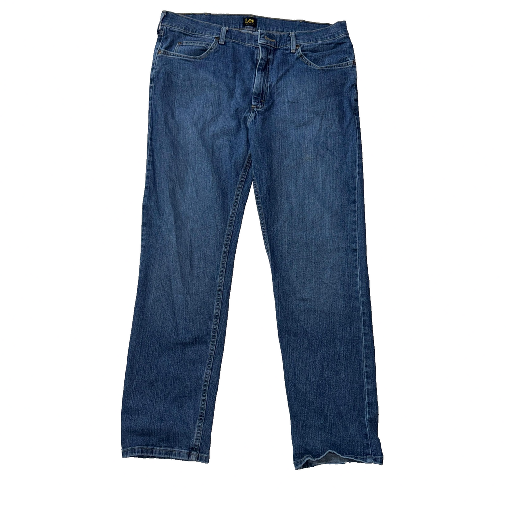 Vintage Lee Jeans Men’s Blue 38x32 Regular Fit GRADE B