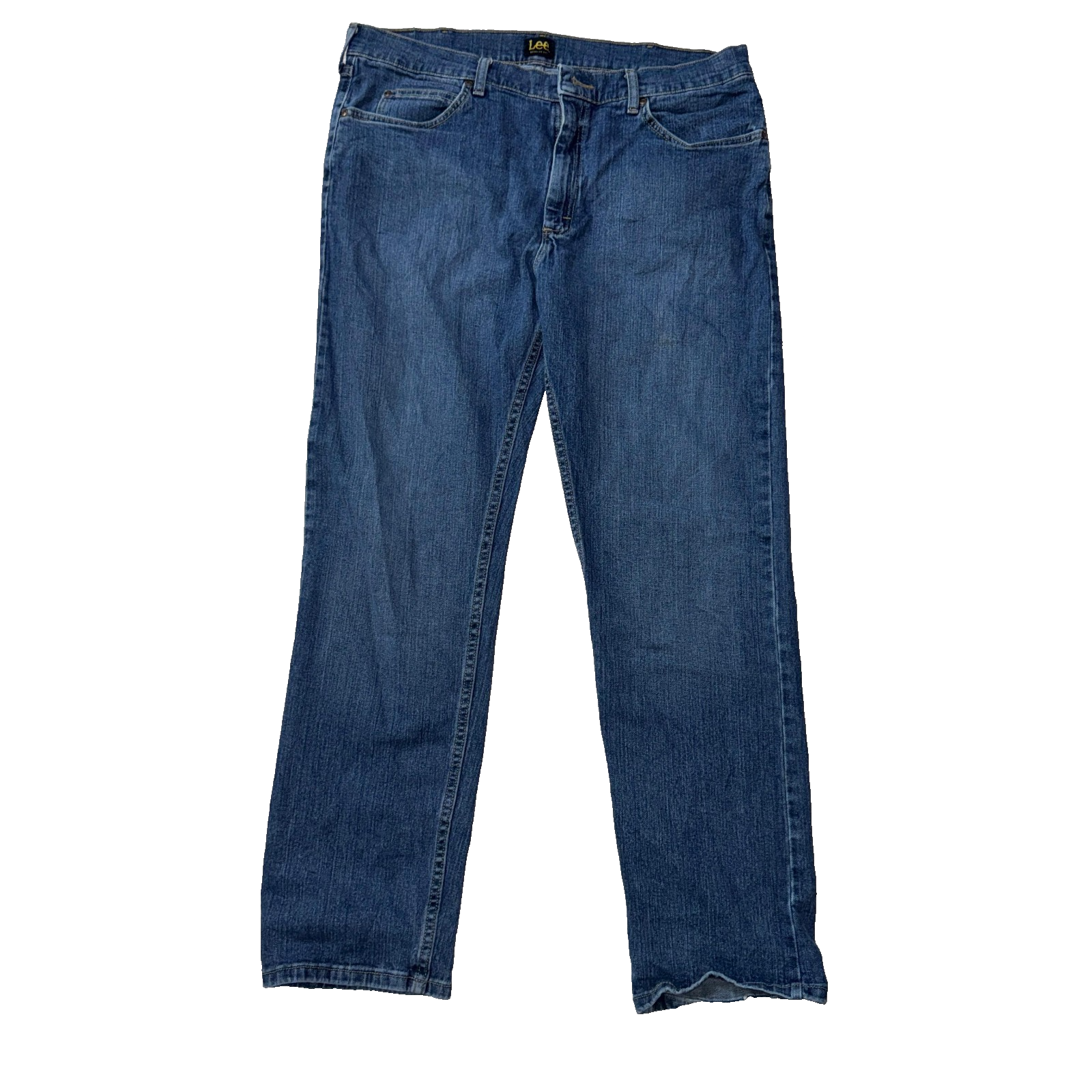 Vintage Lee Jeans Men’s Blue 38x32 Regular Fit GRADE B