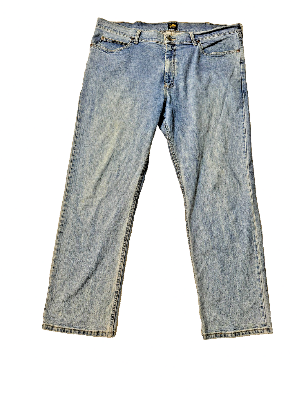 Vintage Lee Jeans Men’s Blue 40X30 Regular Fit GRADE B