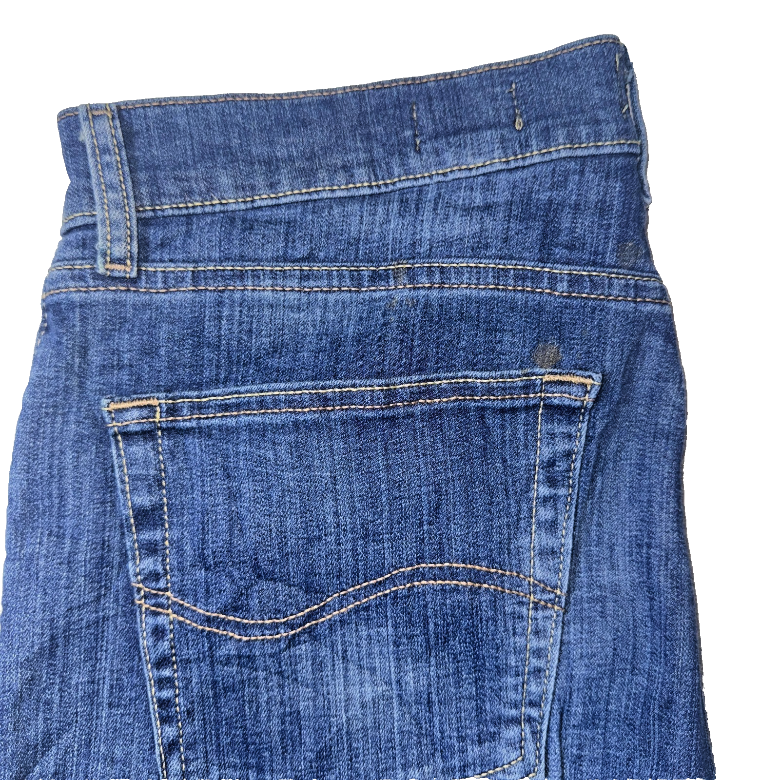 Vintage Lee Jeans Men’s Blue 33x29 Regular Fit GRADE C