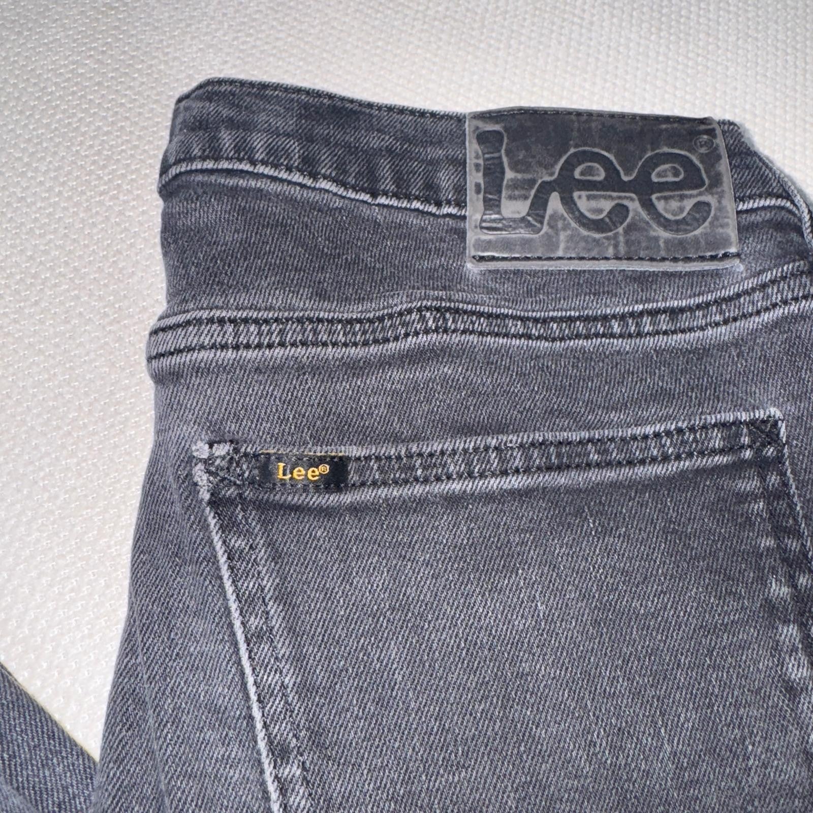 Lee Luke Jeans Men’s Dark Grey 32x32 Slim Tapered Fit GRADE A