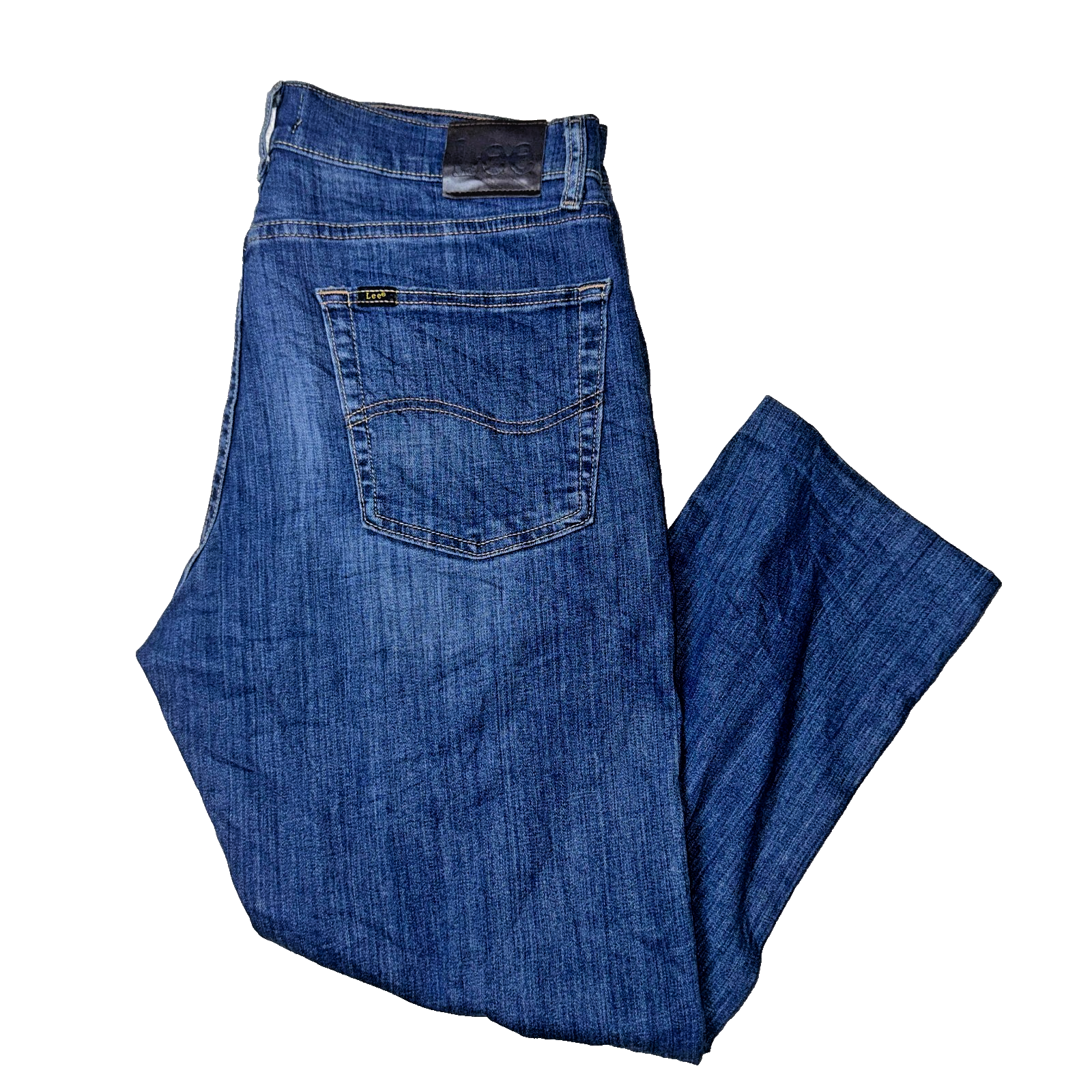 Vintage Lee Jeans Men’s Blue 33x29 Regular Fit GRADE C