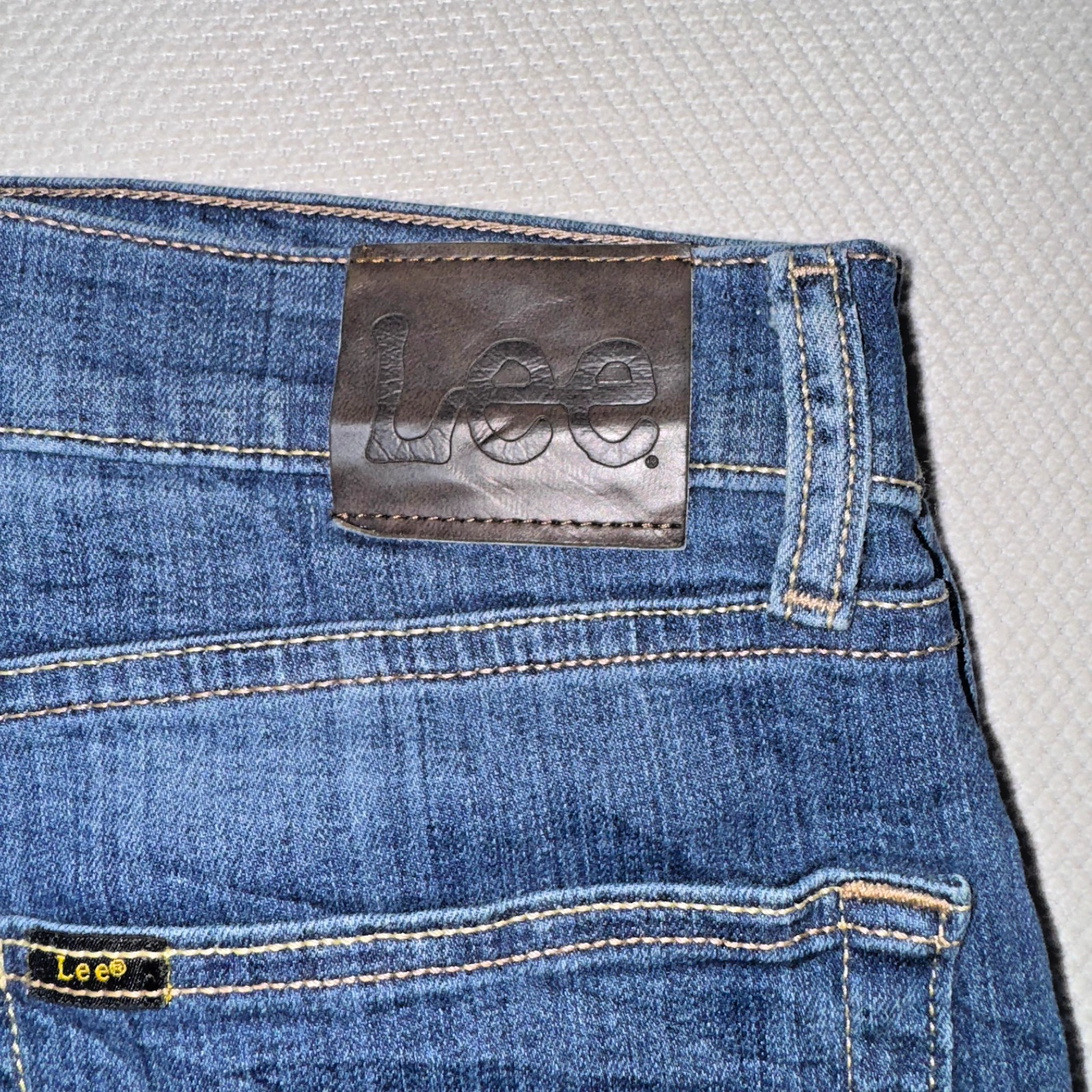 Vintage Lee Jeans Men’s Blue 33x29 Regular Fit GRADE C