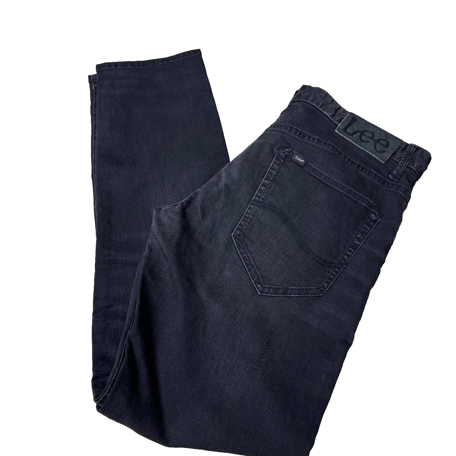 Vintage Lee Jeans Men’s Black 32x31 Regular Fit GRADE B