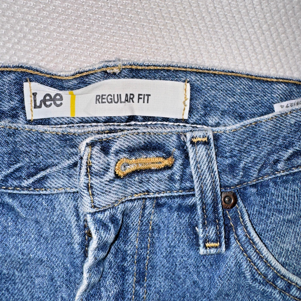 Vintage Lee Jeans Men’s Blue 29X30 Regular Fit GRADE B