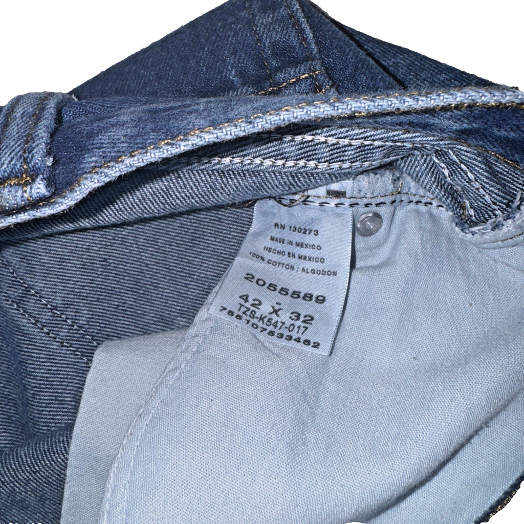 Vintage Lee Jeans Men’s Blue 42x32 Relaxed Fit GRADE A