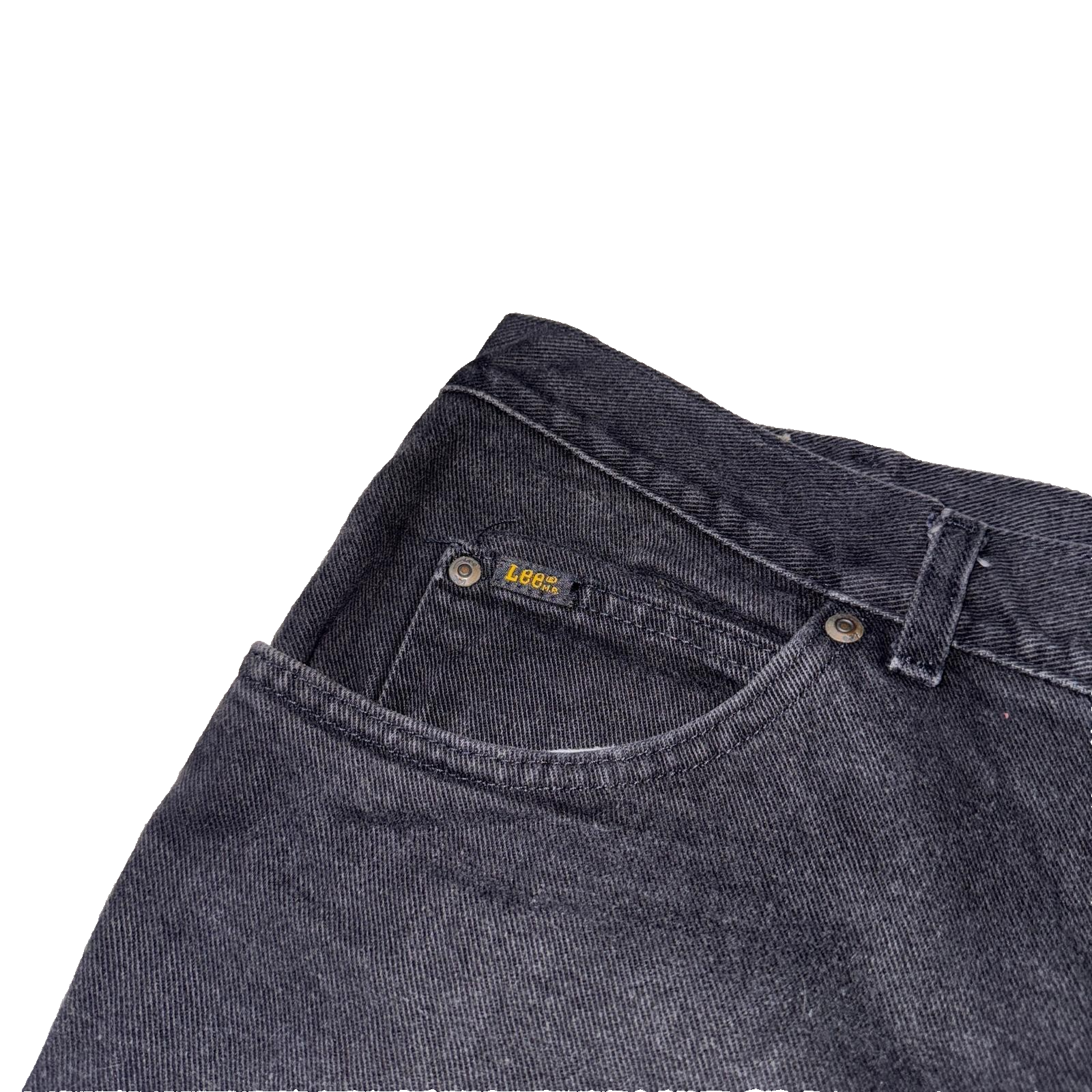 Vintage Lee Jeans Men’s Black 40X34 Regular Fit GRADE B