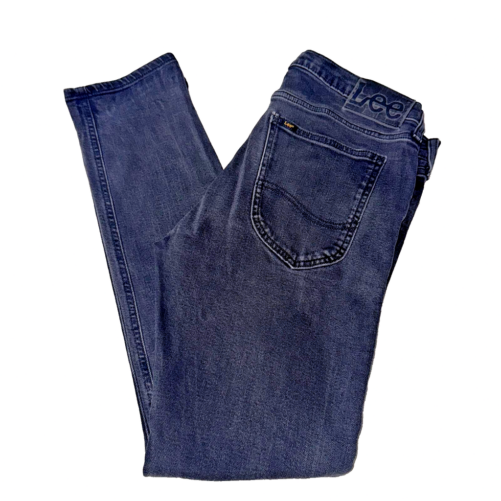 Lee Luke Jeans Men’s Dark Grey 32x32 Slim Tapered Fit GRADE A