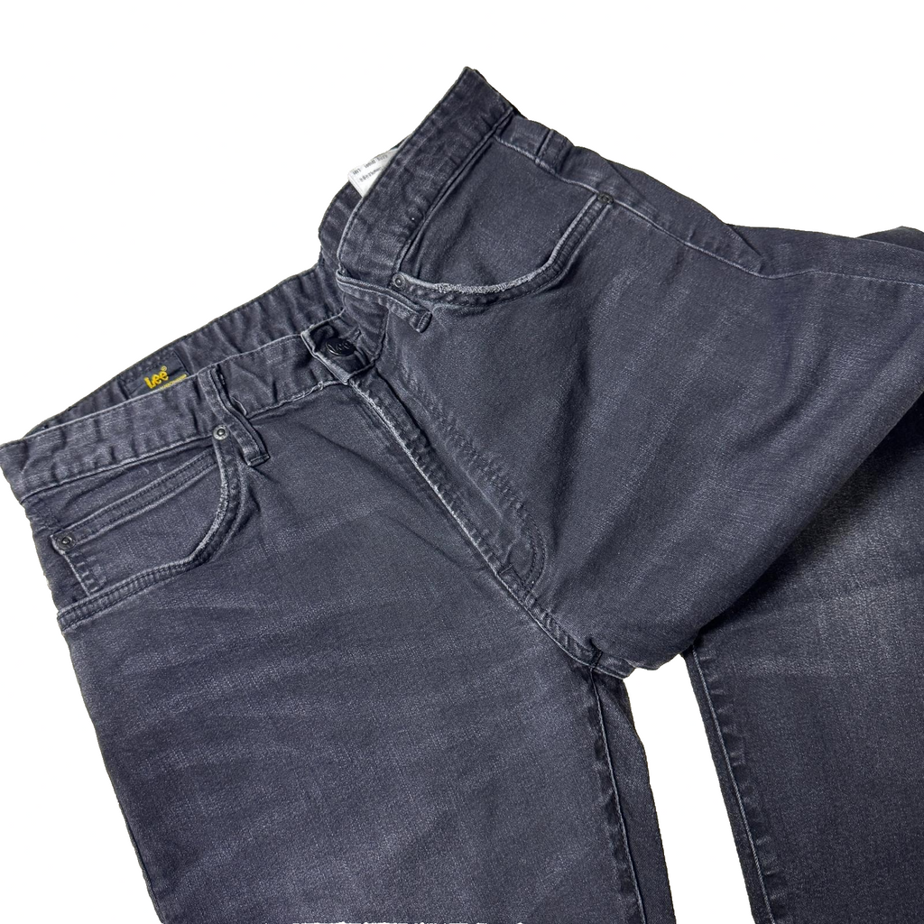 Vintage Lee Jeans Men’s Black 32x31 Regular Fit GRADE B