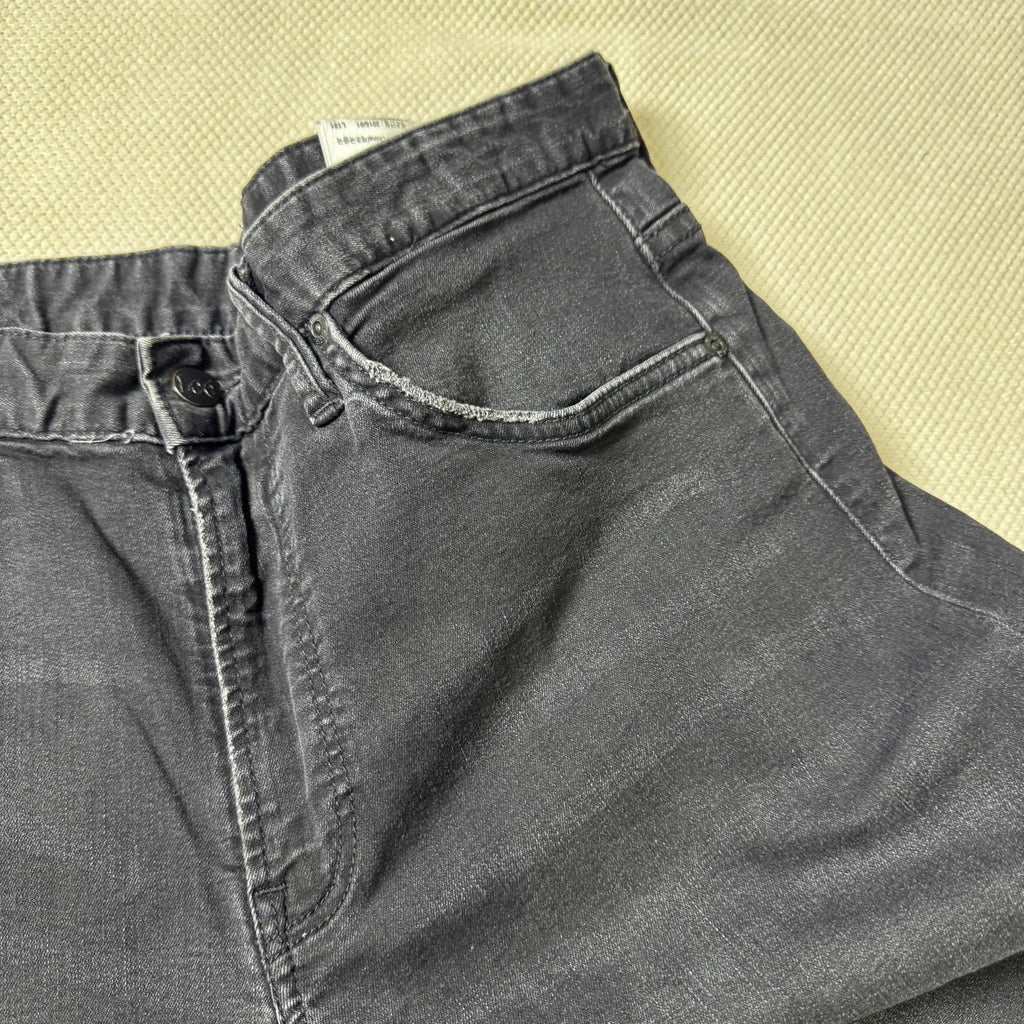 Vintage Lee Jeans Men’s Black 32x31 Regular Fit GRADE B