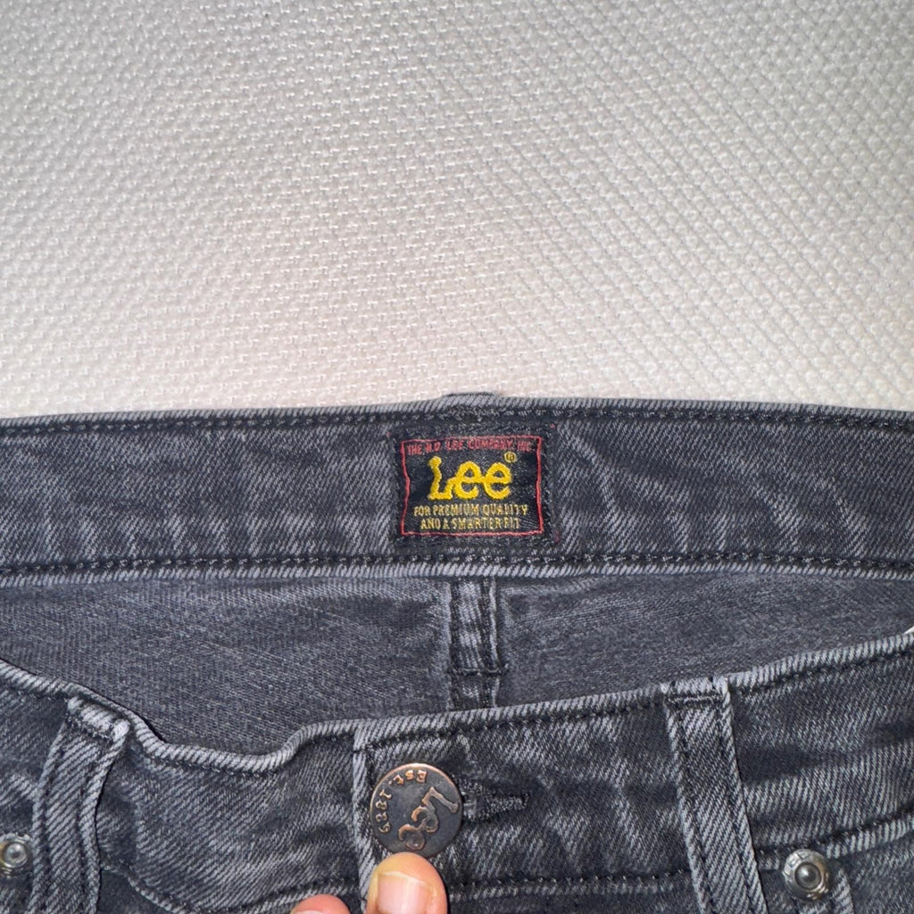 Lee Luke Jeans Men’s Dark Grey 32x32 Slim Tapered Fit GRADE A