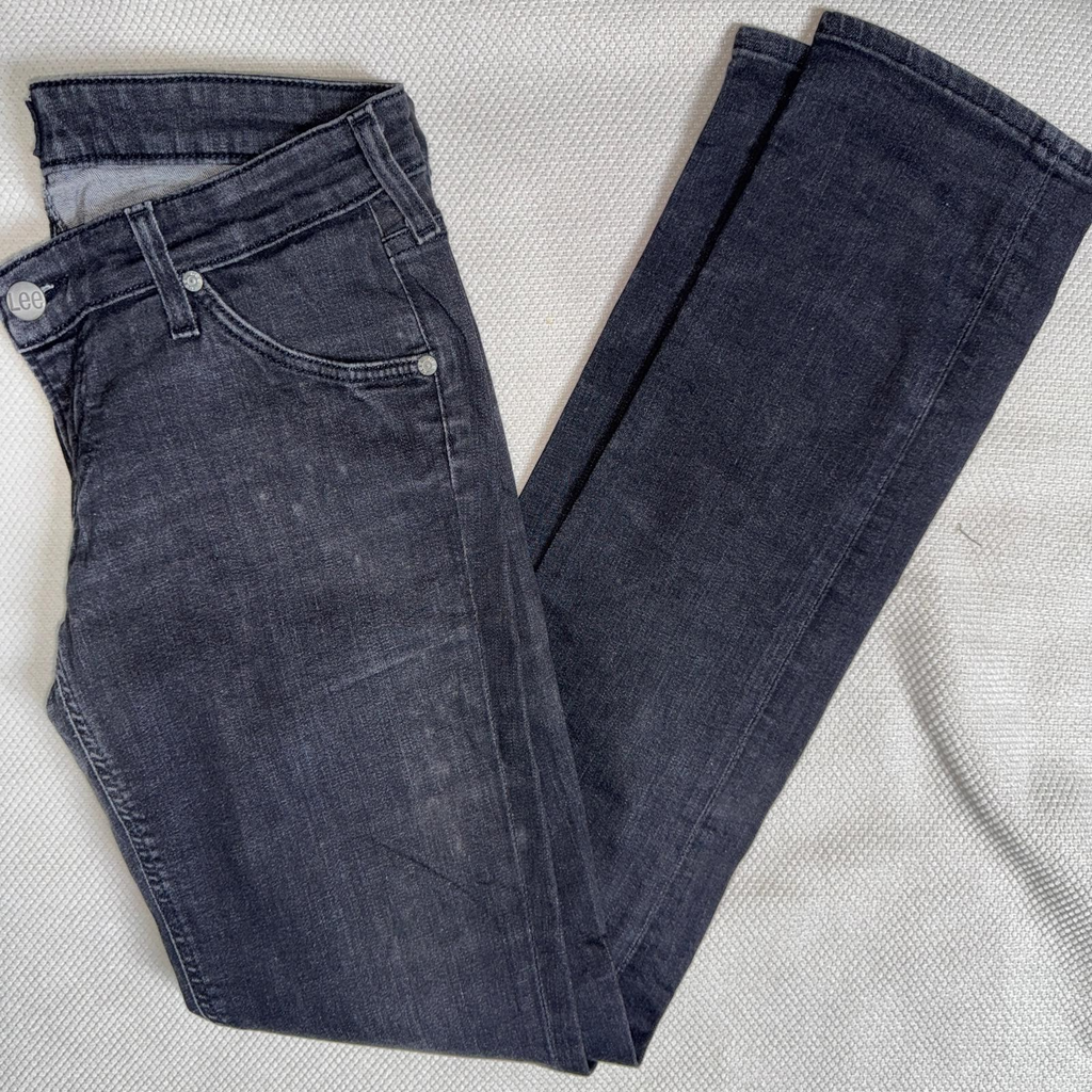 Vintage Lee Jeans Lynn Narrow  Female Black 31x33 Fit GRADE B