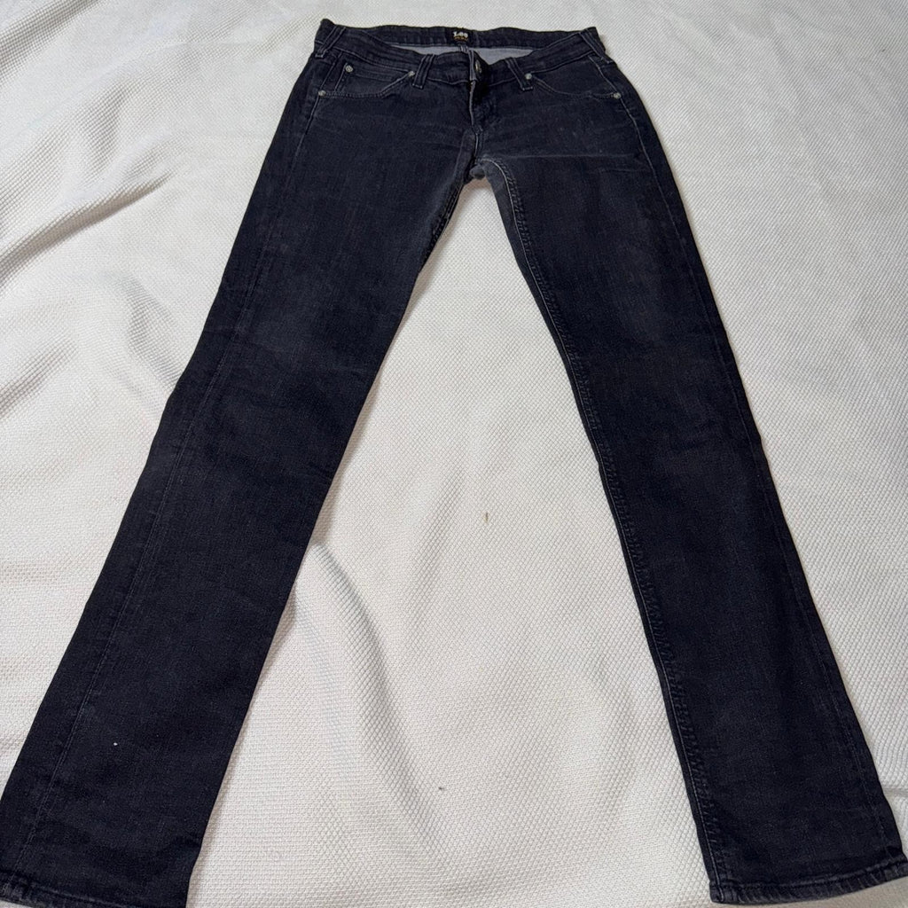 Vintage Lee Jeans Lynn Narrow  Female Black 31x33 Fit GRADE B