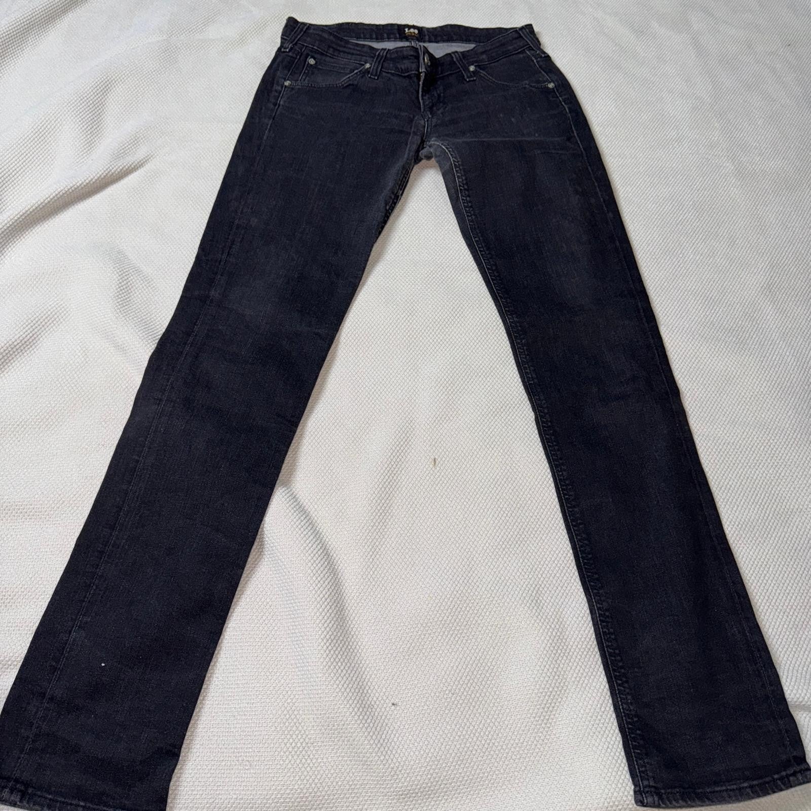 Vintage Lee Jeans Lynn Narrow  Female Black 31x33 Fit GRADE B