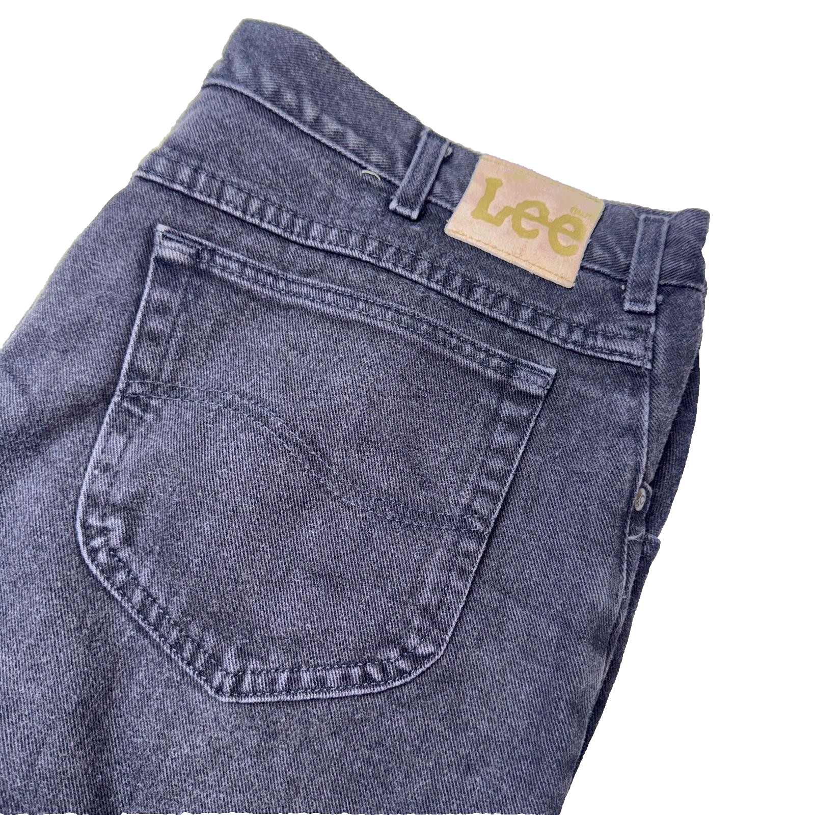 Vintage Lee Jeans Men’s Black 40X34 Regular Fit GRADE B