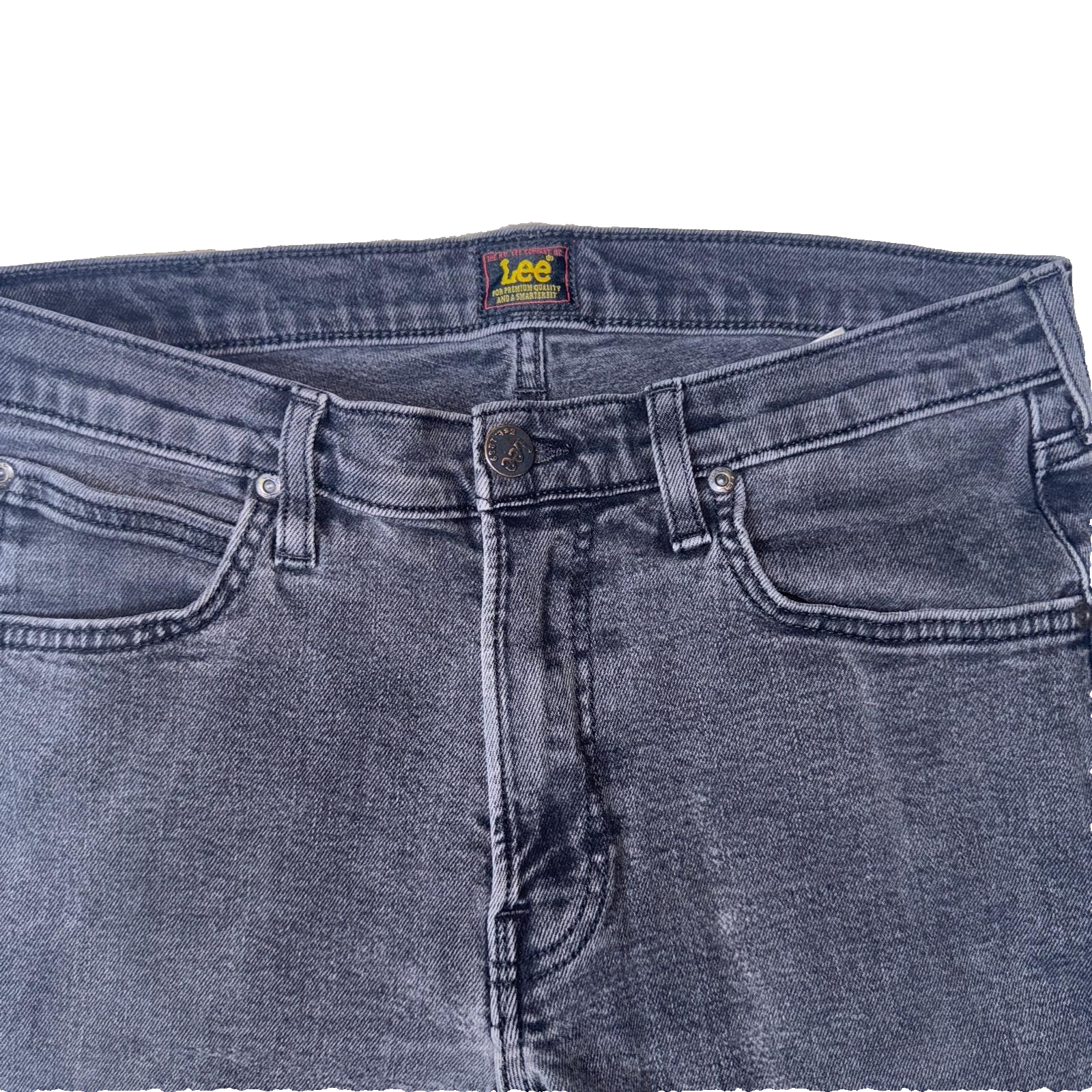 Lee Luke Jeans Men’s Dark Grey 32x32 Slim Tapered Fit GRADE A