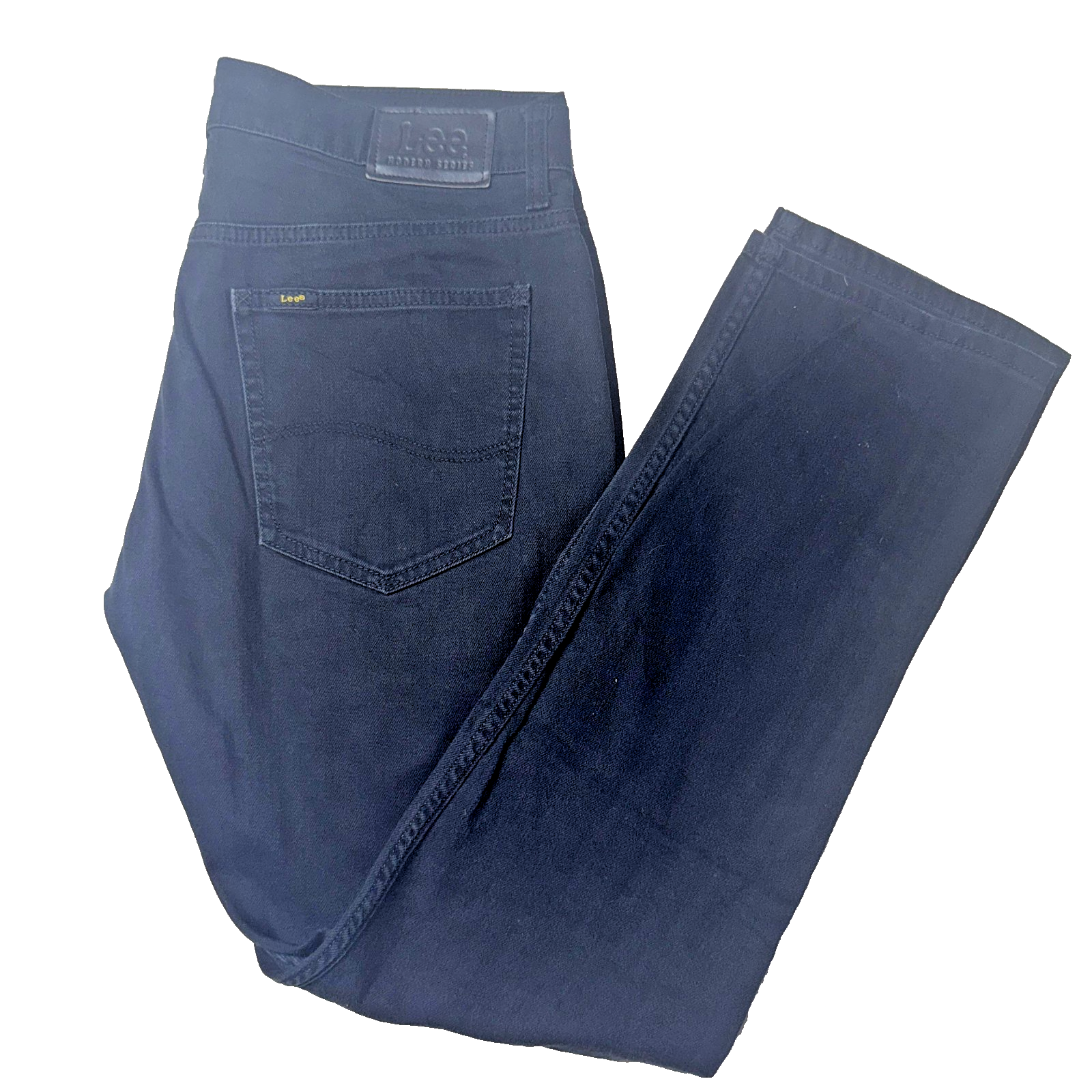 Vintage Lee Jeans Men’s Black 32x30 Slim Fit Tapered Leg GRADE A