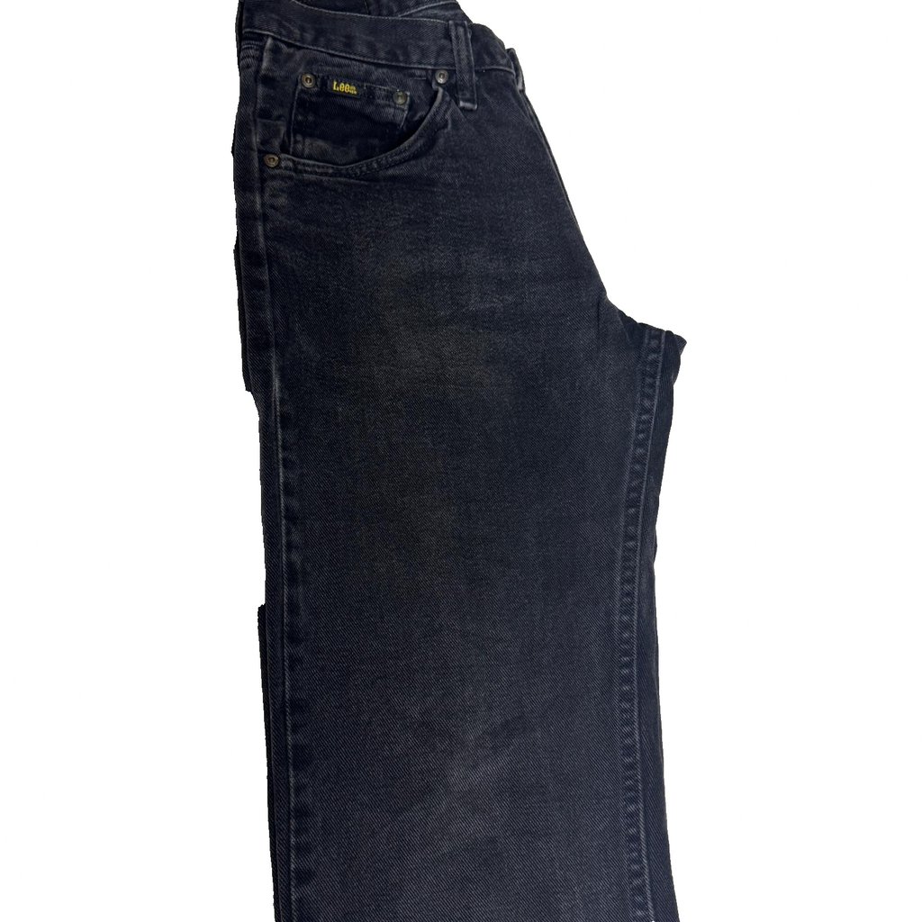 Vintage Lee Jeans Men’s Dark Grey 30x32 Regular Fit GRADE B