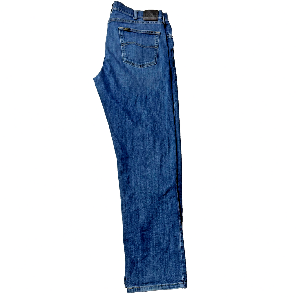 Vintage Lee Jeans Men’s Blue 38x32 Regular Fit GRADE B