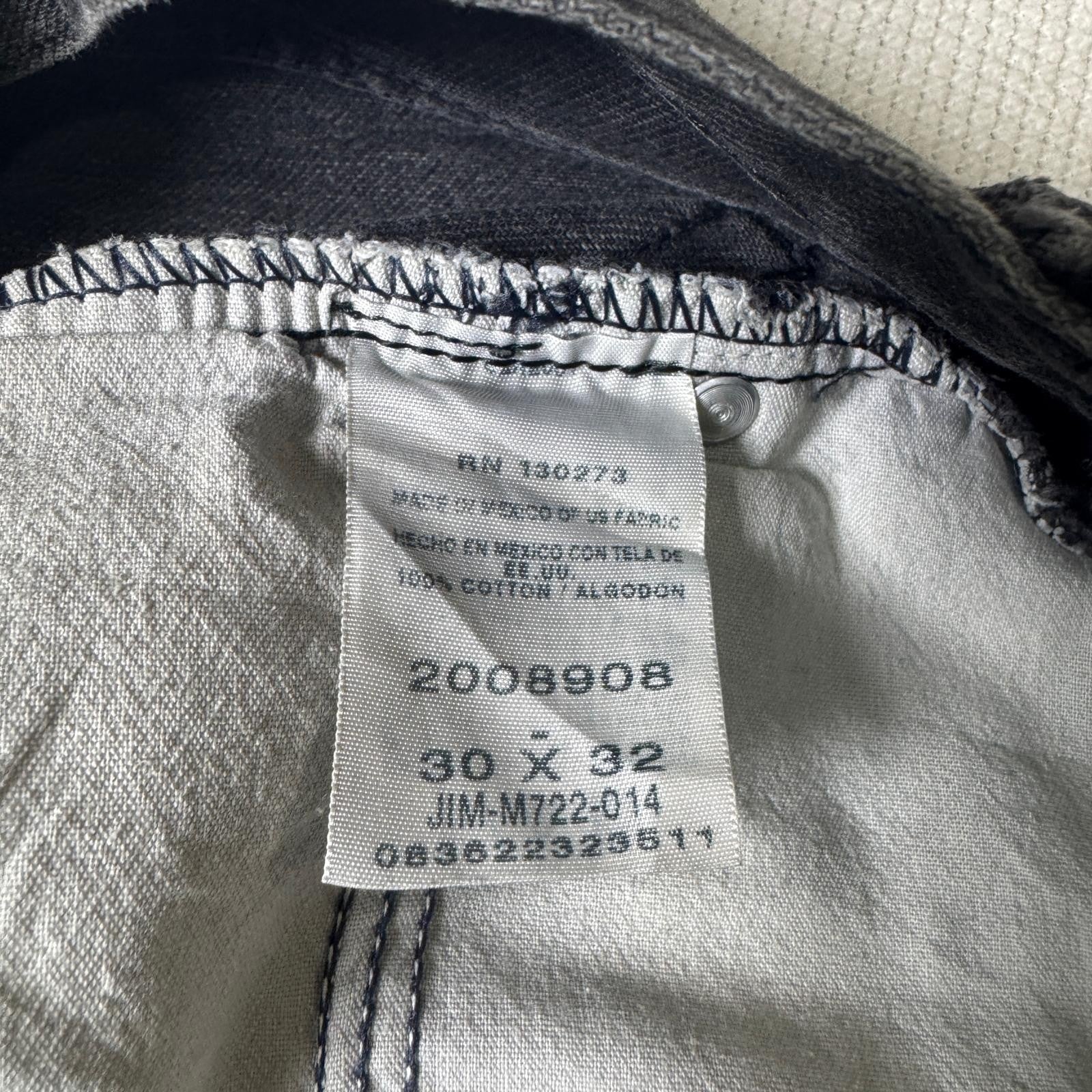 Vintage Lee Jeans Men’s Dark Grey 30x32 Regular Fit GRADE B