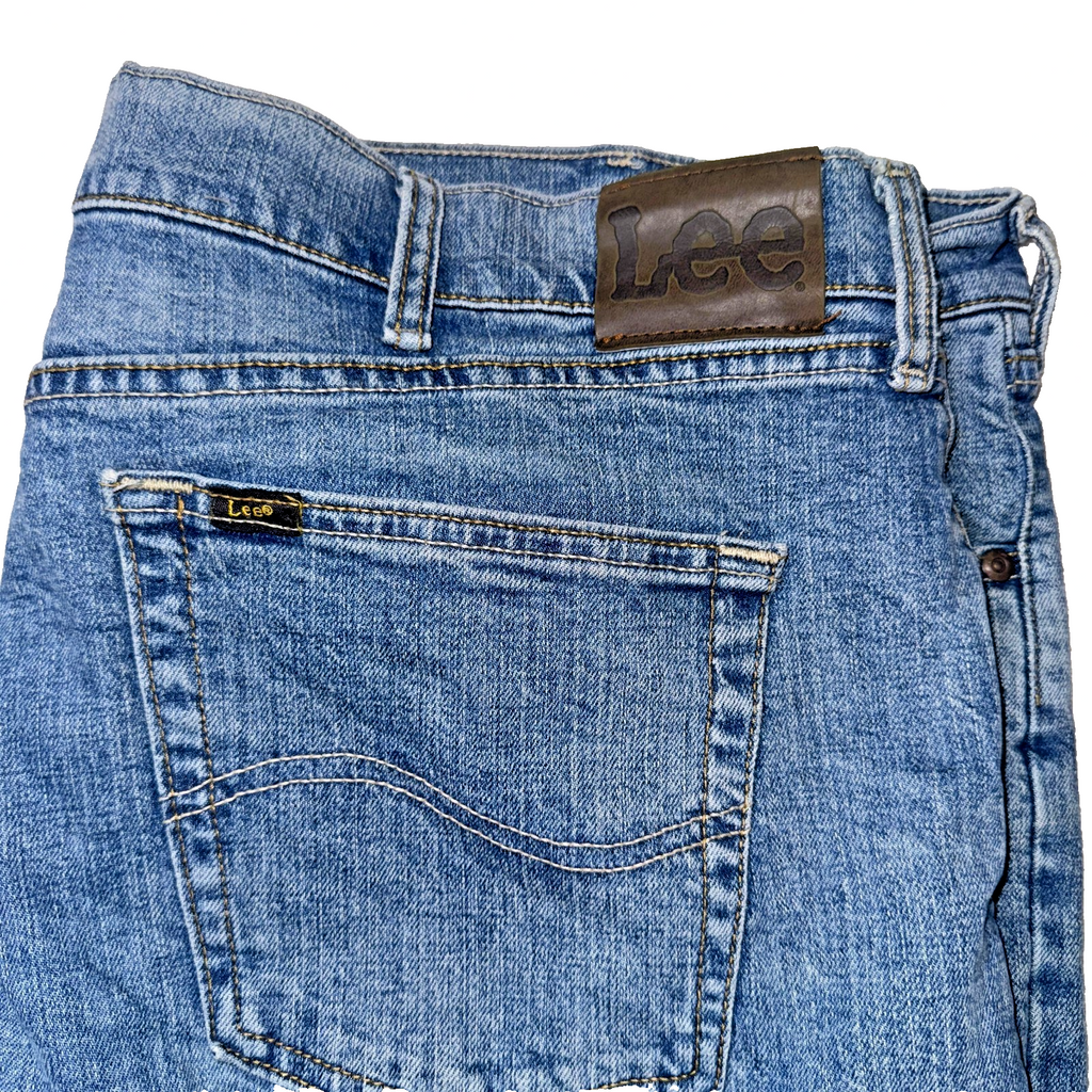 Vintage Lee Jeans Men’s Blue 40X30 Regular Fit GRADE B