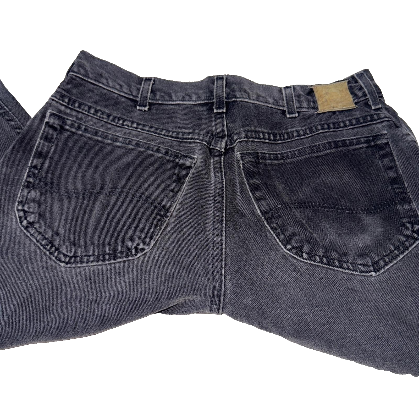 Vintage Lee Jeans Men’s Dark Grey 34x34 Regular Fit GRADE B