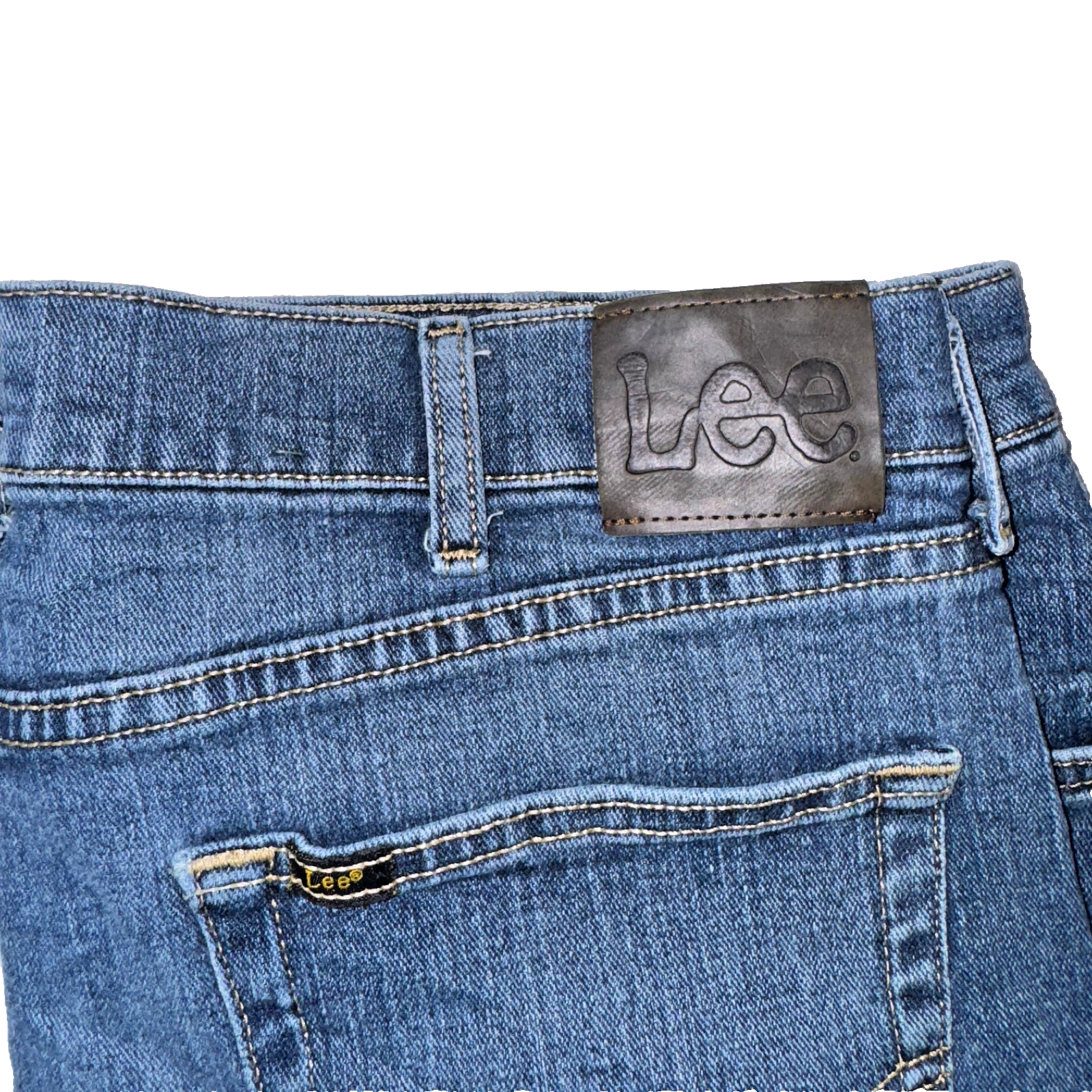 Vintage Lee Jeans Men’s Blue 38x32 Regular Fit GRADE B