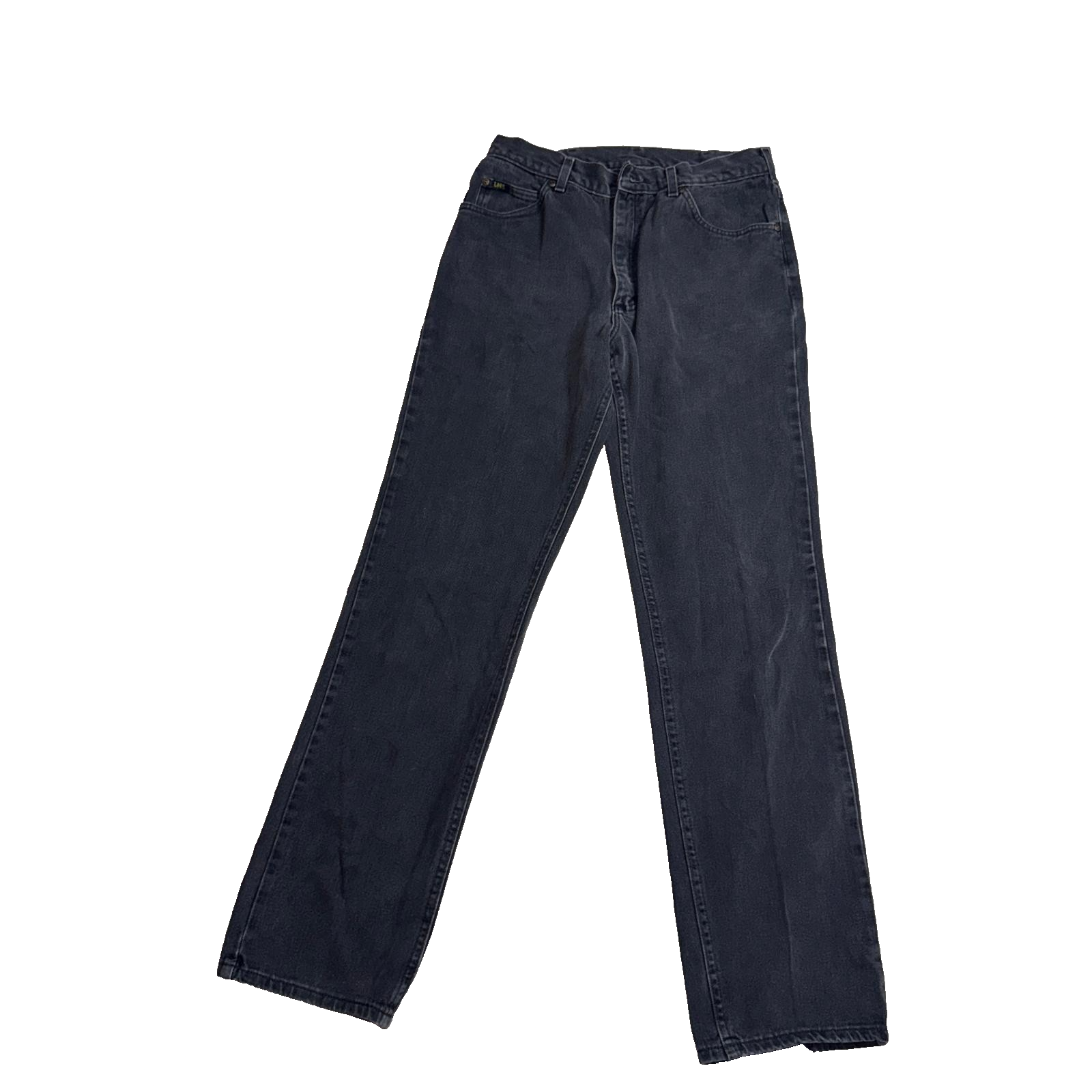 Vintage Lee Jeans Men’s Dark Grey 34x34 Regular Fit GRADE B