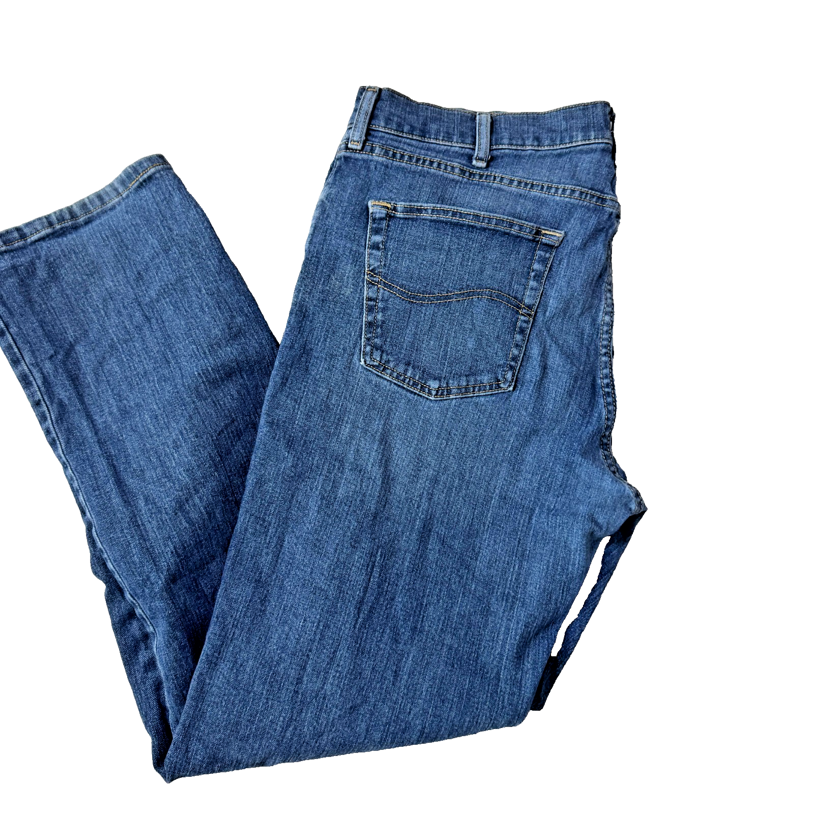 Vintage Lee Jeans Men’s Blue 38x32 Regular Fit GRADE B