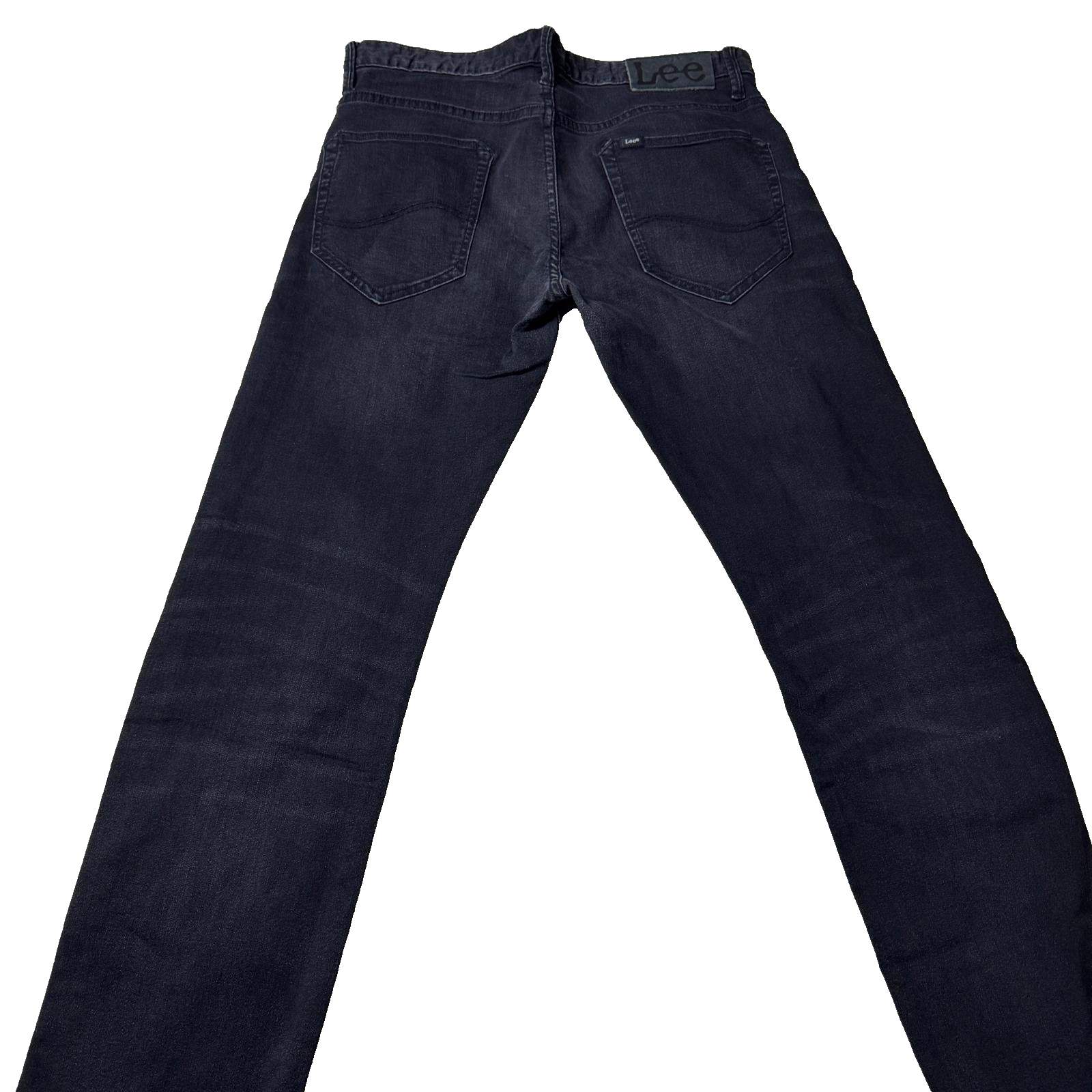 Vintage Lee Jeans Men’s Black 32x31 Regular Fit GRADE B