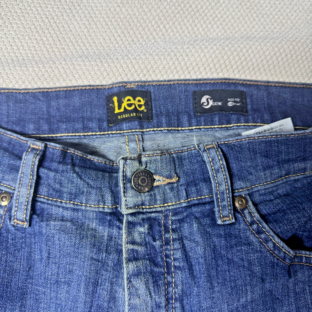 Vintage Lee Jeans Men’s Blue 33x29 Regular Fit GRADE C