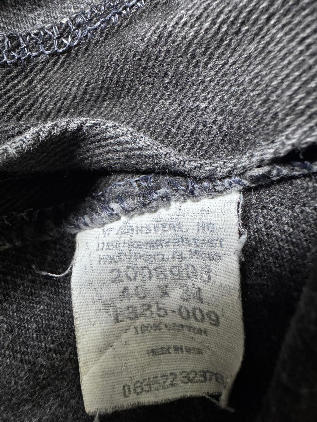 Vintage Lee Jeans Men’s Black 40X34 Regular Fit GRADE B