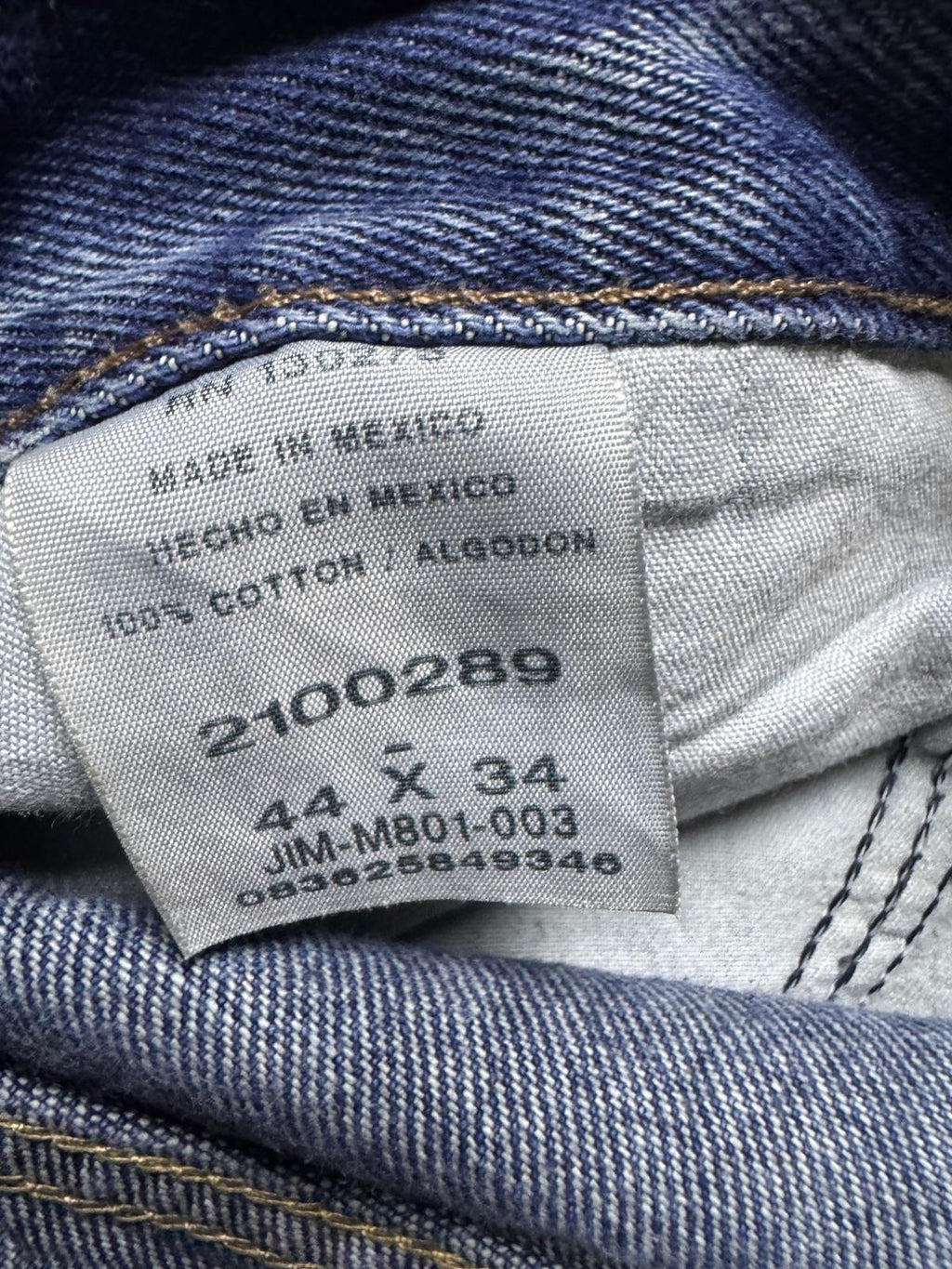 Vintage Lee Jeans Men’s Blue 44x34 Regular Fit GRADE B