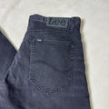 Vintage Lee Jeans Men’s Black 32x31 Regular Fit GRADE B